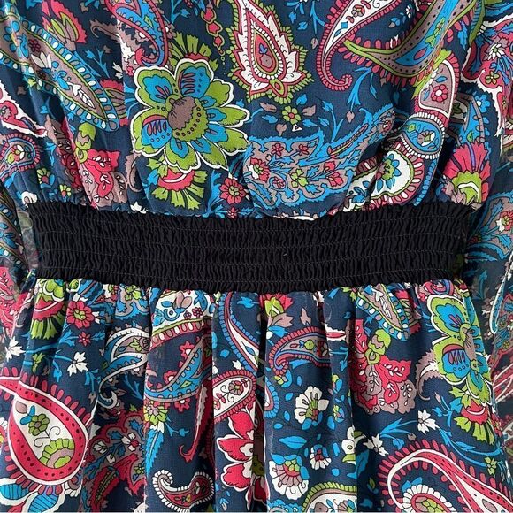 Flying Tomato Boho Paisley Dress Size S - Picture 6 of 8